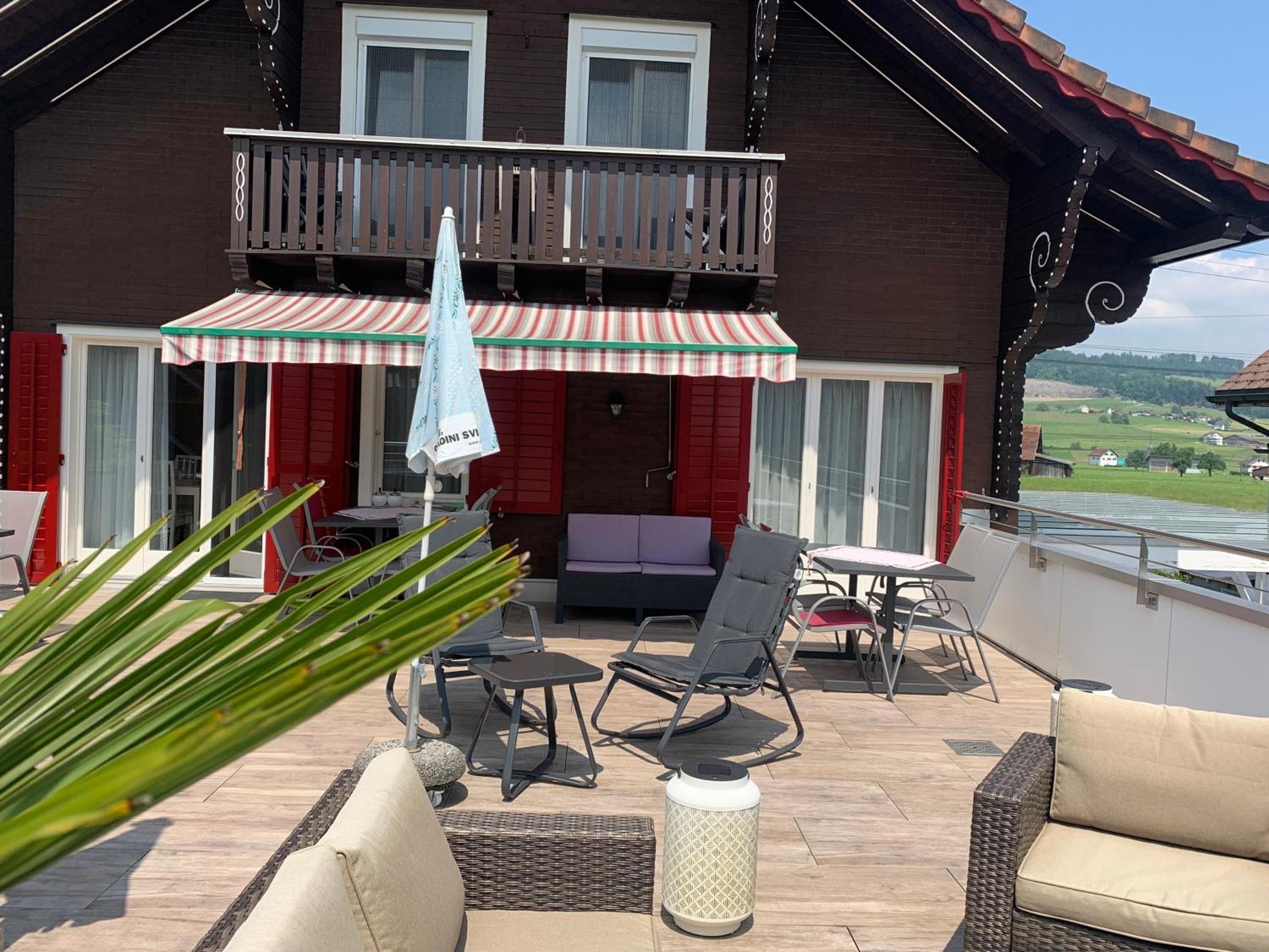 Pension Chalet Charme Siebnen Kültér fotó